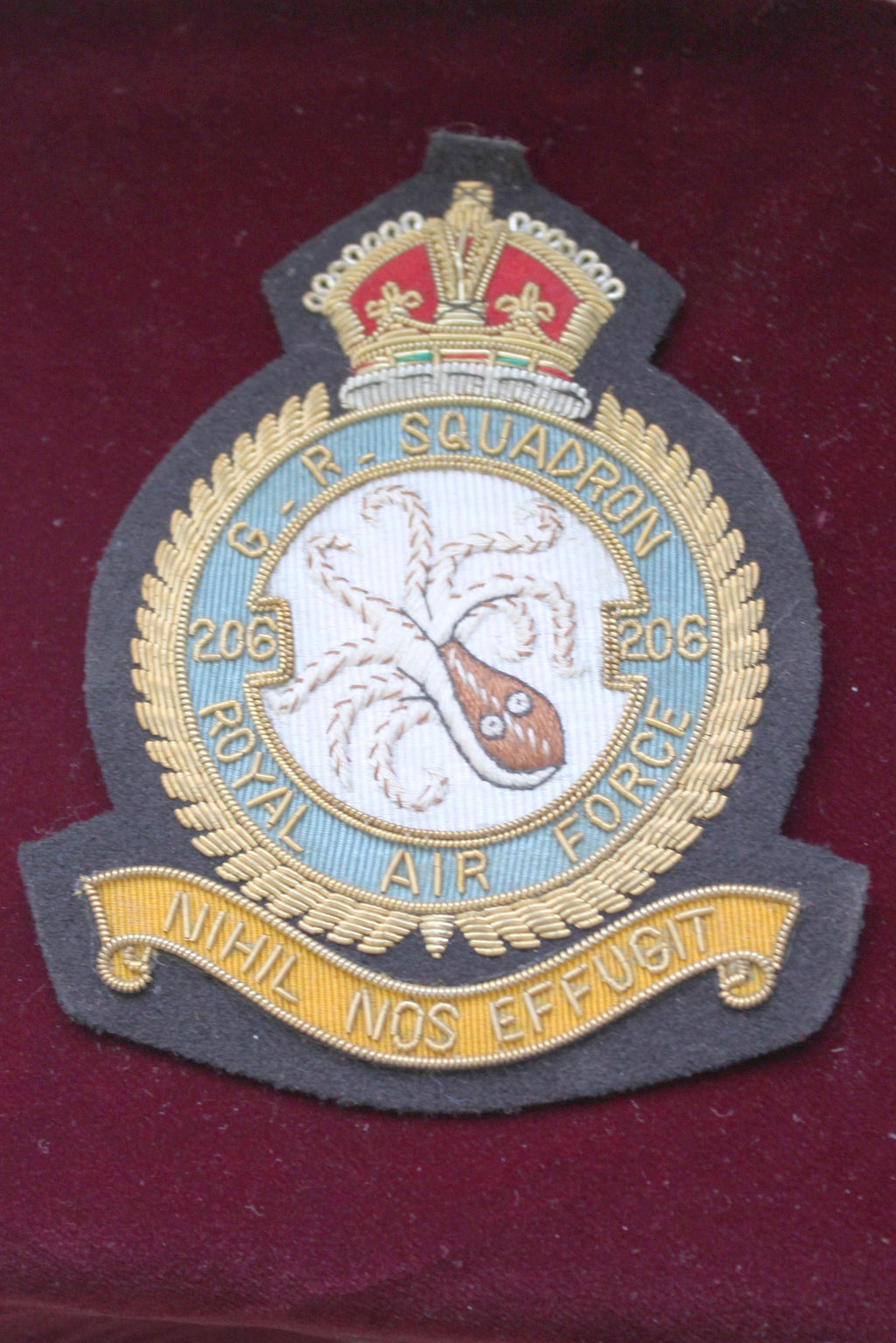 RAF 206th Squadron Blazer Badge