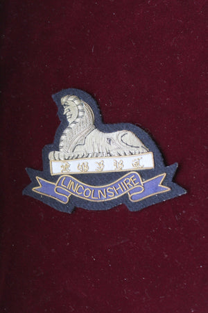Lincolnshire Regiment Blazer Badge