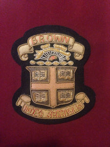 Brown University Blazer Badge