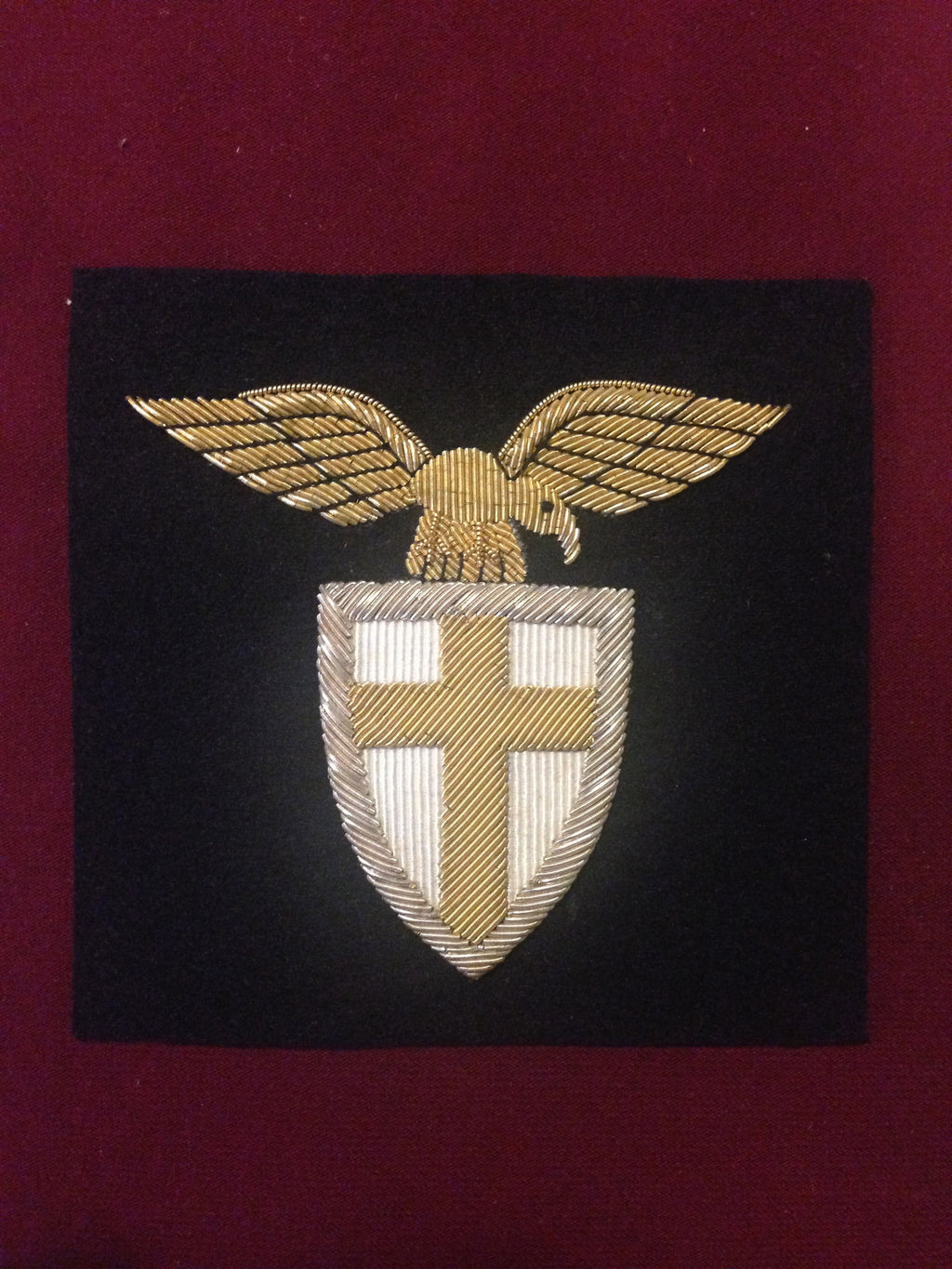 Eagle and Cross Blazer Badge