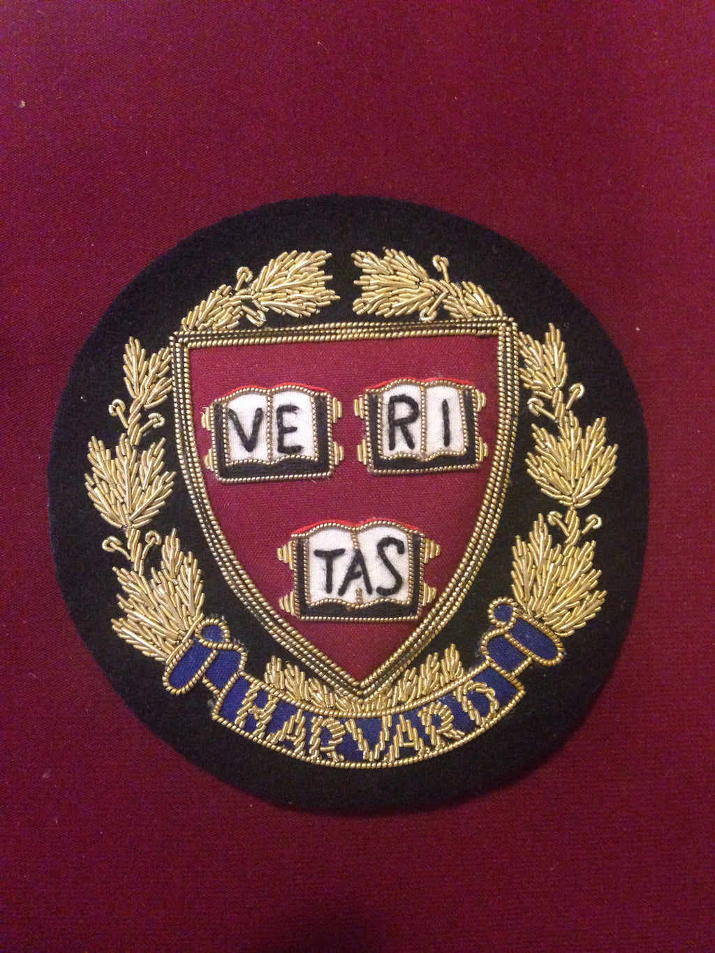 Harvard University Blazer Badge