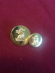 Wolf Head Buttons