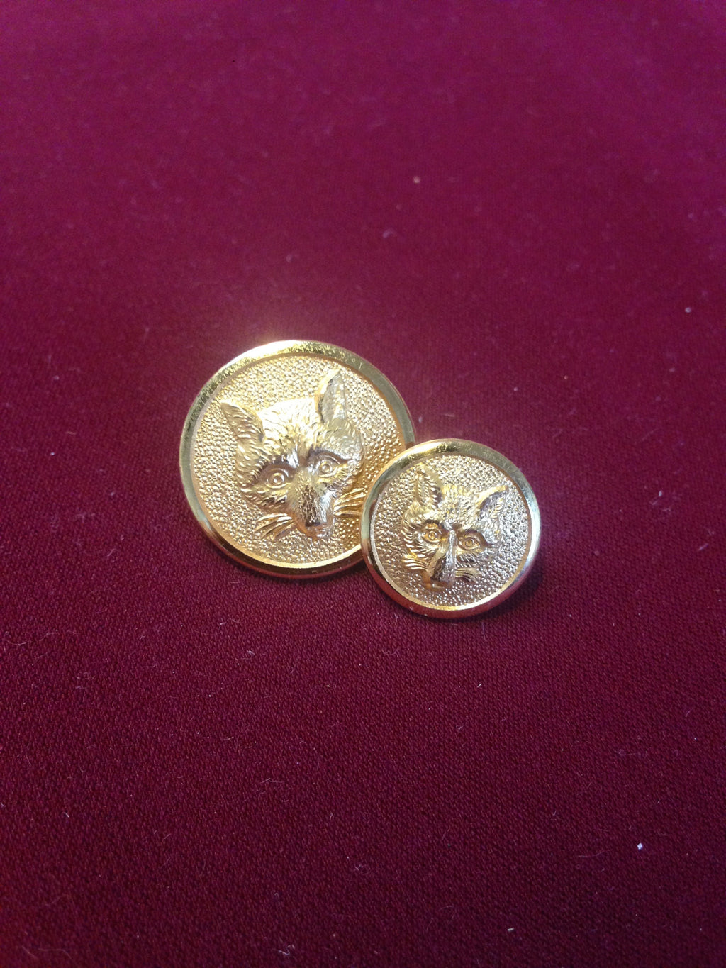 Fox Heads Buttons