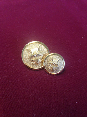 Fox Heads Buttons