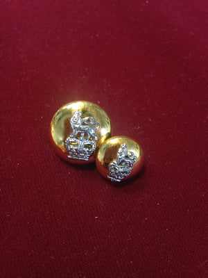 Crown & Lion Buttons