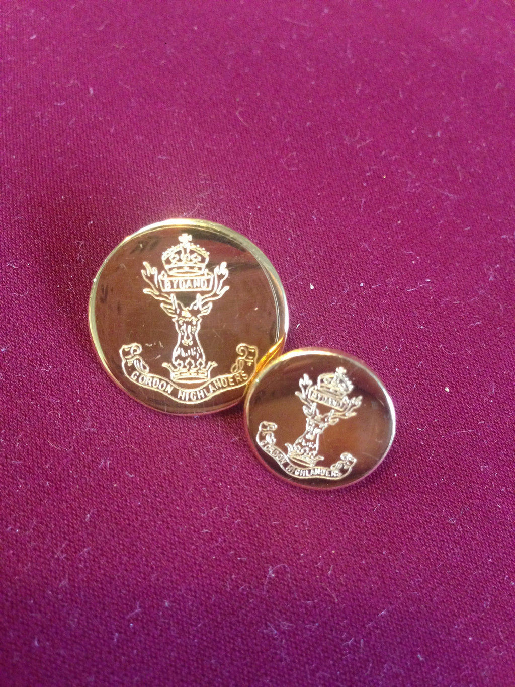 Gordon Highlanders Buttons