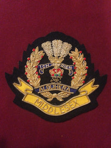 Middlesex Regiment Blazer Badge