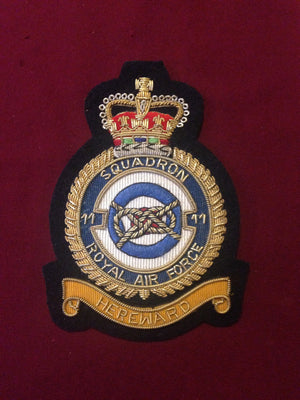 RAF 11th Squadron Blazer Badge