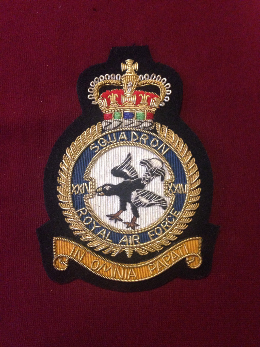 RAF 24th Squadron Blazer badge