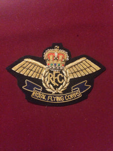 Royal Flying Corps Blazer badge (gold)