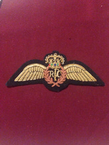 Royal Flying Corps Blazer Badge (brown)