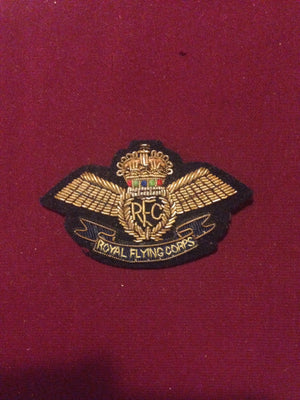 Royal Flying Corps Cap badge (gold)
