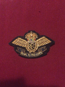 Royal Flying Corps Cap badge (gold)