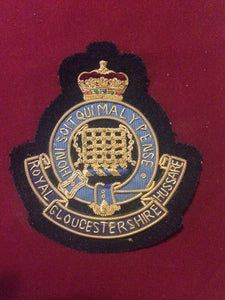 Royal Gloucestershire Hussars Blazer Badge