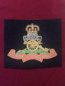 Royal Artilliary Blazer Badge (green grass)