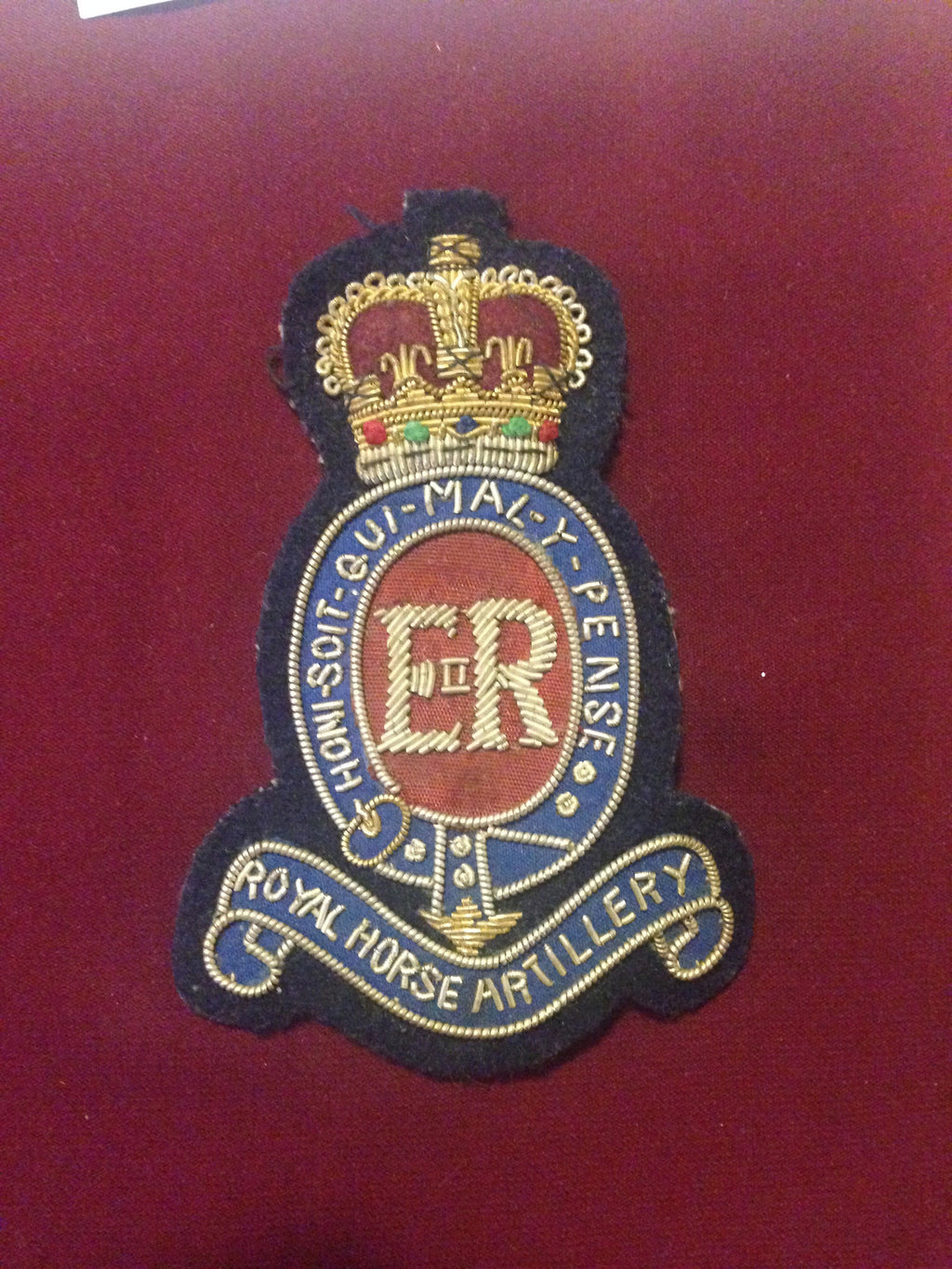 Royal Horse Artilliary Blazer Badge