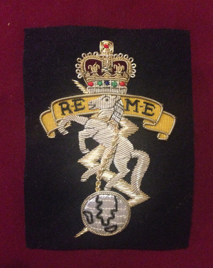 Royal Electrical & Mechanical Engineers Blazer Badge