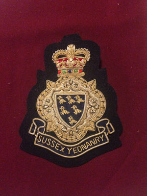 Sussex Yeomanry Blazer Badge