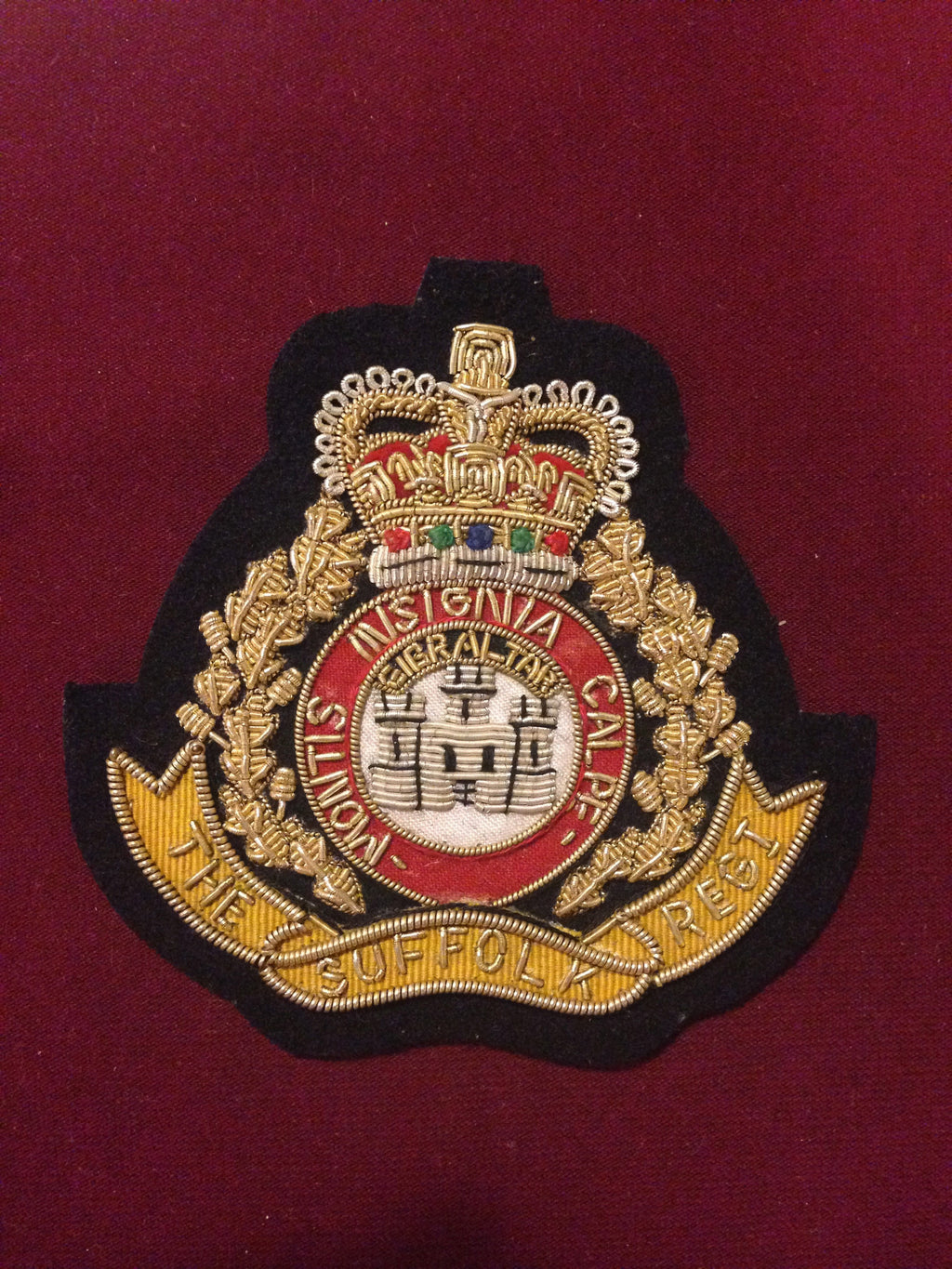 The Suffolk Regiment Blazer badge