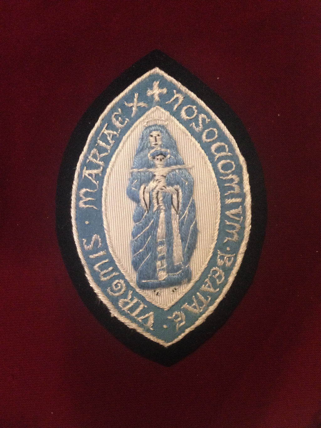 Virgin Mary Blazer Badge